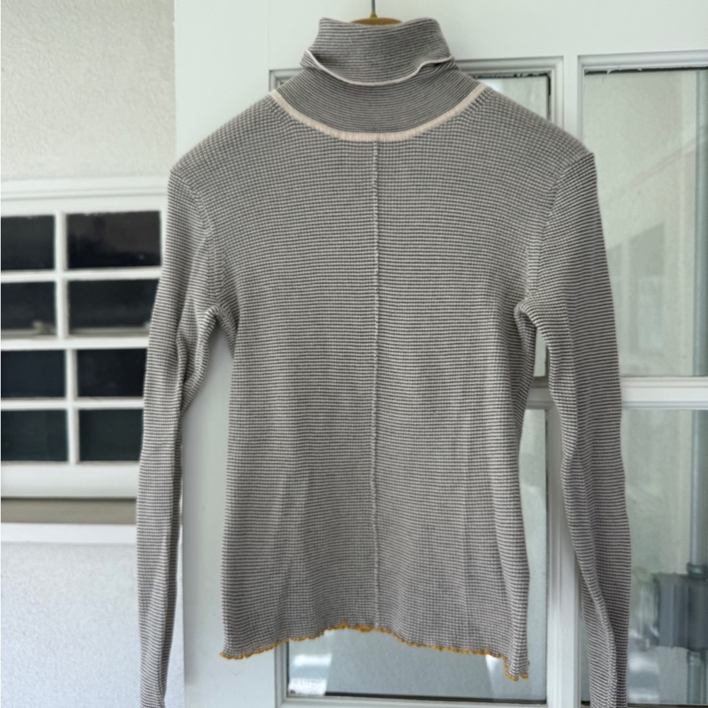 Paul Smith Textured Gray Knit Sweater
